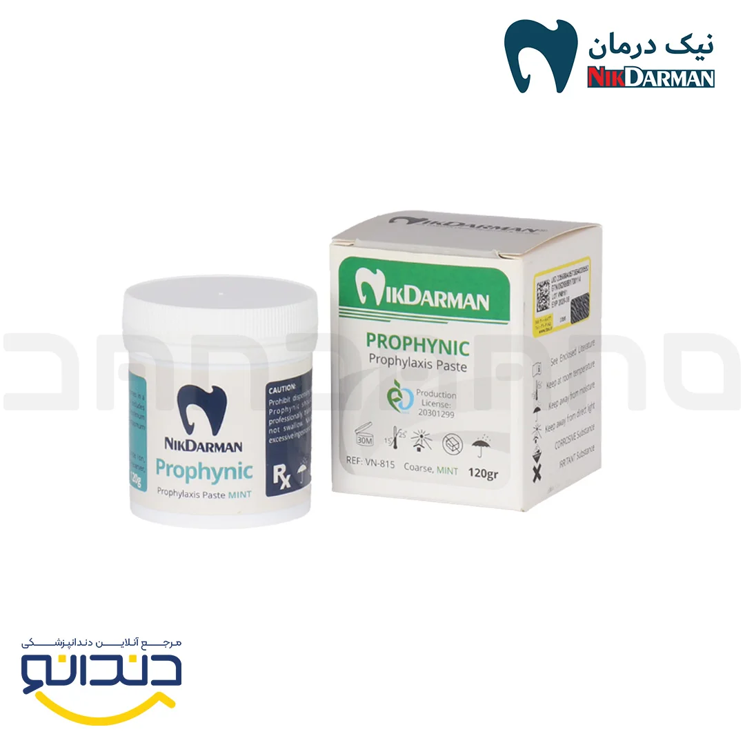 خمیر پروفیلاکسی اسانس نعنا - 120 گرم - نیک درمان
