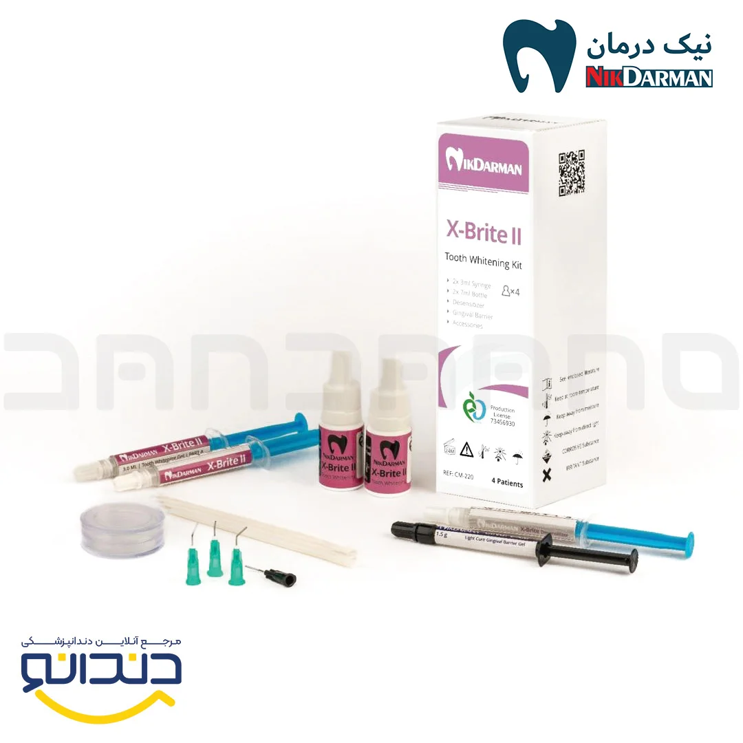 کیت چهارنفره بلیچینگ دو جزئی - نیک درمان